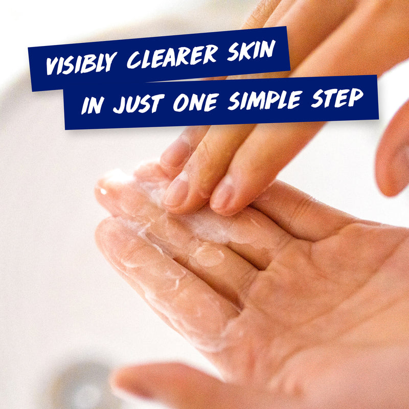 Clearasil Stubborn Acne Exfoliating Acne Face Wash, Normal to Oily Skin, 6.78 fl oz
