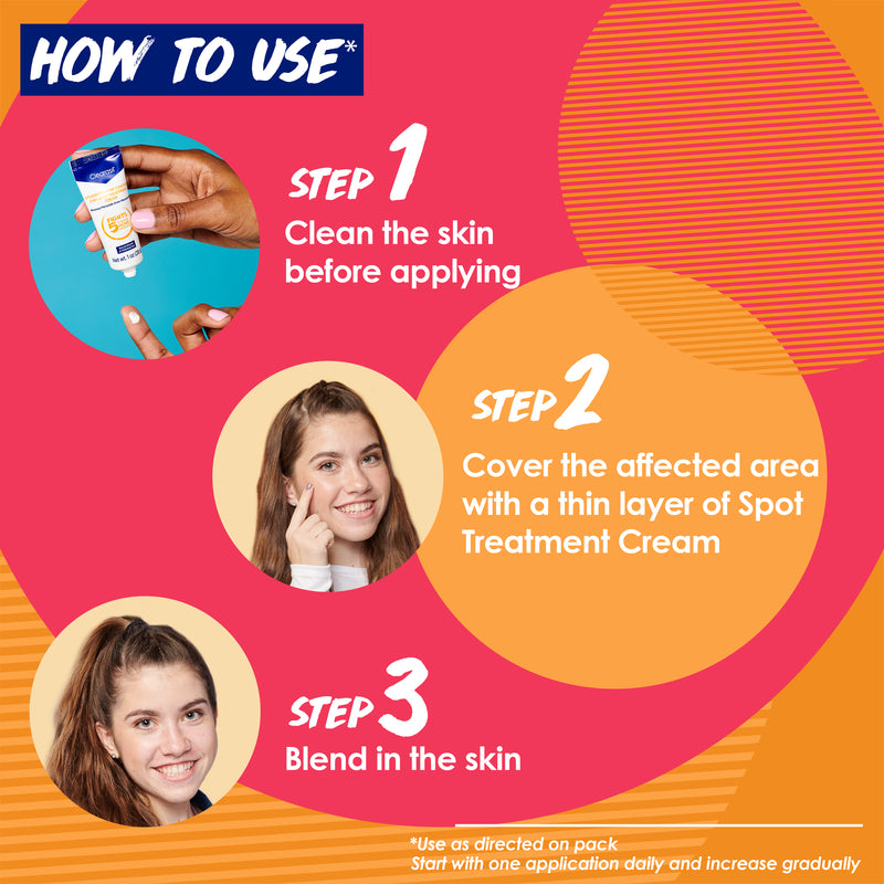 Clearasil Benzoyl Peroxide Stubborn Acne Spot Treatment Cream, 1 oz